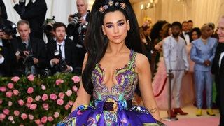 Dua Lipa and Versace Are Match Made in Glam .